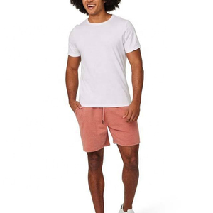 Custom Polyester/Cotton Canvas Acid Wash <b>Shorts</b> <b>Men</b> Quick Dry Solid Casual Vintage Sun Faded Look Puff Printed - Product Image 2