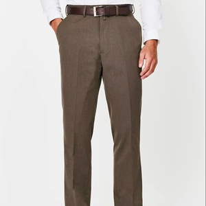 Nuevos Pantalones de Vestir para Hombre, Talla Pequeña, Versión Coreana, Color Sólido, Estilo Simple y Moderno - Product Image 3