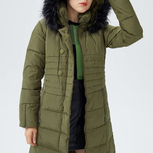 Chaquetas Acolchadas de Invierno para Mujer, Personalizadas, Impermeables, con Diseño Moderno, Ropa Larga, Chaqueta Acolchada OEM para Mujer - Product Image 3