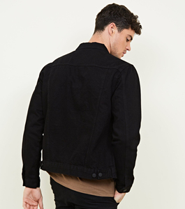 Chaqueta Vaquera de Mezclilla de Alta Calidad, Estilo Clásico, Mejor Diseño, Color Sólido, para Hombre, para Actividades al Aire Libre - Product Image 4
