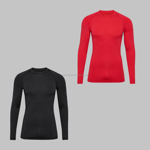 เสื้อรัดรูปคอเต่าสำหรับผู้ชายเสื้อออกกำลังกายระบายอากาศได้ดีสำหรับยิมฟิตเนส - Product Image 1