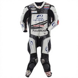 Traje de Carreras de Motociclismo Nicky Hayden MotoCP Zonda de Una Pieza, Traje de Carreras Profesional con Armadura de Nivel 2 CE - Product Image 1
