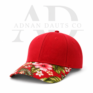 Gorra de Béisbol con Visera Floral Personalizada y Logotipo Bordado |   Gorra Ajustable con Cierre a Presión |   Proveedor de Gorras de Béisbol Personalizadas OEM - Product Image 1
