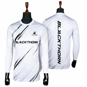 Camiseta de Pickleball Personalizada al por Mayor con Cuello Redondo y Sublimación Completa en la Parte Delantera, Manga Corta, Nombres y Números de Jugadores, 160 GSM, Transpirable y de Secado Rápido - Product Image 1