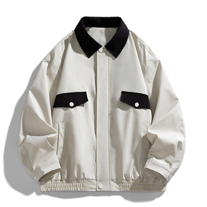 <b>Mens</b> Coach <b>Jacket</b> <b>Lightweight</b> Casual Fashion Outerwear Wind Resistant Street Style Coat For Daily And Travel Wear - Product Image 3