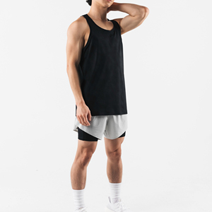 New gym Arrival Men's Plus Size Breathable Eco-Friendly Quick Dry Knitted <b>Undershirts</b> <b>Long</b> <b>Sleeve</b> Moto Biker Style Solid Pattern - Product Image 1