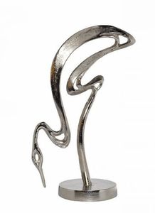 Modern Brass Crane Sculpture Handmade Artistic Tabletop Decoration Animal <b>Figure</b> Living Room Decor - Product Image 2