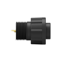 Connecteur de taille B 2 broches en nylon moulé avec câble, étanche IP67, usage industriel, 5A 250V