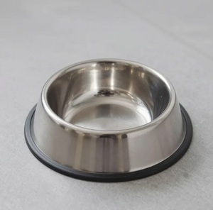 copper dog <b>bowl</b> pet food <b>bowl</b> water <b>bowl</b> non slip pet dish <b>puppy</b> feeding <b>bowl</b> metal dog feeder durable copper pet supplies feed - Product Image 4