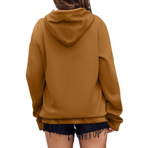PIHA SPORTS Men's Casual Double Terry Fleece Hoodie Solid Color Warm Windproof Breathable Stylish Zip Pullover Polyester/Cotton - Product Image 2