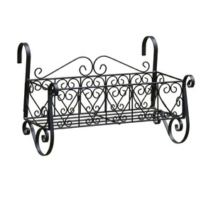<b>Vintage</b> Wrought Iron Scrollwork Bicycle <b>Plant</b> <b>Stand</b> 3-Tier Multifunctional Flower Pot Holder Indoor/Outdoor Decorative Planter - Product Image 1