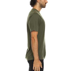 Camisa de hombre con cuello alto, forro polar, a cuadros, transpirable, térmica, de manga larga, gruesa, para invierno, informal, con botones al frente - Product Image 2