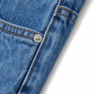 Jeans Anchos StreetFlow Dark para Hombre, Corte Holgado, Algodón, Denim, Pierna Ancha, Cintura Media, Estilo Vintage, Transpirables, Resistentes al Viento - Product Image 4