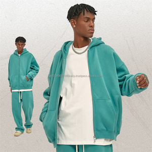 Sudadera con capucha con estampado completo personalizado de alta calidad, Sudadera con capucha Zipup de algodón con cremallera, sudadera con cremallera de lana pesada con cremallera completa para hombres - Product Image 5