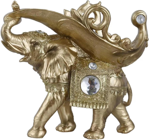 Soporte para Botellas de Vino con Forma de Elefante, Soporte Decorativo de Metal para Almacenamiento de Botellas de Vino para el Hogar, Cocina, Barra o Encimera - Product Image 1