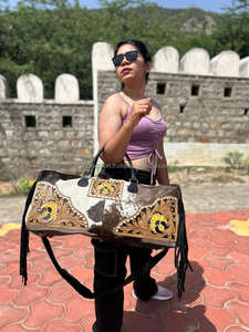 <b>Overnight</b> Duffle <b>Bag</b> Top Selling New Style Outdoor Travel Duffel <b>Bag</b> <b>Leather</b> Material Carry on for Convenient Travel - Product Image 6