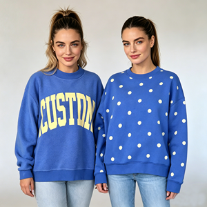 Sweat-shirt à col montant pour adolescentes et femmes, style streetwear, coupe oversize et courte, manches longues, mode hiver 2026 - Product Image 1