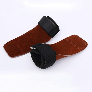 Poignée de compression légère en cuir et néoprène personnalisable avec logo Geo Brother Co pour l'entraînement musculaire et la musculation - Product Image 5