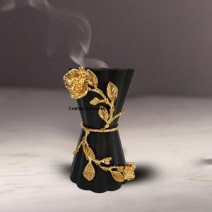 Ensemble de plateaux à bakhoor Mubakhar au design créatif, en bois et résine avec poignée en métal, brûleur d'encens pour la maison, parfum d'ambiance, au meilleur prix - Product Image 5