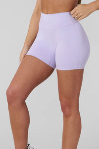 Women High-Waist Solid Yoga Biker Shorts <b>Tummy</b> <b>Control</b> Breathable Eco-Friendly Four-Way Stretch Yoga Sports Wear - Product Image 3