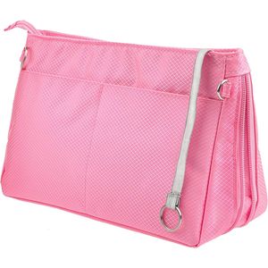 Organizer Espandibile Grande in Nylon con Motivo a Rose per Borse, Modellatore per Borse, Borsa dentro Borsa - Product Image 1