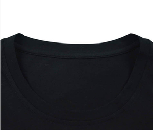เสื้อยืดโอเวอร์ไซส์สีดำสำหรับผู้ชาย พิมพ์ลายตัวอักษรด้านหลัง ผ้าฝ้าย 100% ระบายอากาศได้ดี แขนสั้น เหมาะสำหรับใส่ในฤดูร้อน - Product Image 6