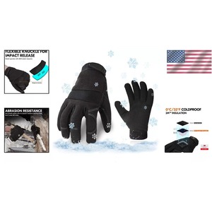 Guantes de Trabajo Resistentes, Reflectantes, Tácticos, Ligeros, Impermeables, de Cuero, Antideslizantes, con Protección UV, Dedos Completos - Product Image 3