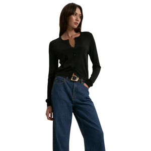 Premium Women Acrylic Winter Solid Anti-Wrinkle <b>Cardigan</b> Smooth Knit Button Down <b>Long</b> Sleeve <b>Sweater</b> for Work Casual Styling - Product Image 4