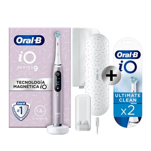 Cepillo de Dientes Eléctrico Recargable Oral-B IO Series 2, Cerdas de Silicona, Cabezal de Cepillado Suave, Sensor de Presión, 3 Modos, 2 Minutos, Uso Doméstico - Product Image 1