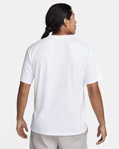 T-shirt en jersey de coton blanc à col rond et manches courtes pour homme, coupe classique, couleur unie, décontracté, disponible à la vente à un prix raisonnable - Product Image 3