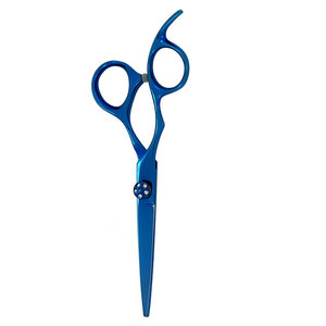 Ciseaux de coiffure professionnels pour gauchers, couleur personnalisée, acier inoxydable, manche moyen, précision et tranchant - Product Image 2