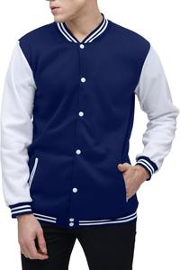Professional Logo Printed Men's Varsity Jackets <b>Top</b> Fashion Winter Coat with Stand Collar Competitive Price - Product Image 5