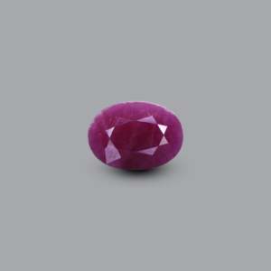 Natural African Ruby 9 Carat Oval Cut Loose Gemstone for Fine Jewelry - Product Image 1