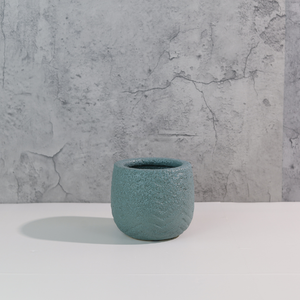 Maceta de Cerámica Esmaltada Rústica Roja y Gris, Diseño Wabi-Sabi, Ecológica, con Orificio de Drenaje para Plantas de Interior, Uso en Escritorio - Product Image 2