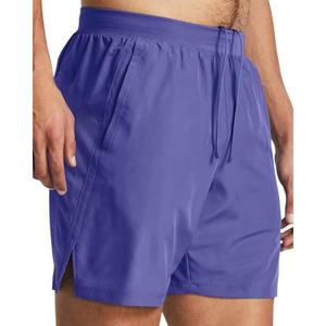 Shorts Bermuda Homme Couleur Unie avec Cordon de Serrage en Coton Respirant Taille Mi-Haute Décontracté Noir Blanc Bleu - Product Image 2