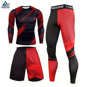 Conjunto de Compresión de Última Generación: Pantalones Largos y Shorts con Estampados Coloridos, Ideal para Actividades al Aire Libre, Entrenamiento, Gimnasio y Fitness - Product Image 1