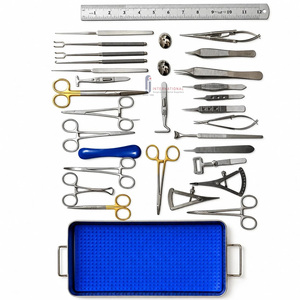 Juego de Instrumentos de Blefaroplastia de Primera Calidad Alemana, 30 Piezas, Herramientas Quirúrgicas para Cirugía Oftalmológica con Pinzas y Fórceps - Product Image 6