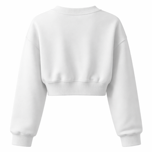 Sweat-shirt court élégant pour femme en gros - Fournisseur OEM de sweats tendance en gros - Product Image 2