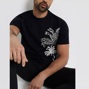 เสื้อยืดผู้ชายรุ่นใหม่ปี 2026 สีดำทรงปกติ ผ้าโพลีเอสเตอร์/คอตตอน ระบายอากาศ แห้งเร็ว ขายดี - Product Image 5