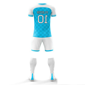 New Design Wholesale Custom Men Uniform Sets Pattern Sublimated <b>Compression</b> Soccer Football Kits Training Wear Uniform - Product Image 3