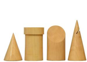 Pions d'échecs au design géométrique minimaliste et sans couture, en bois d'ébène et de buis naturel, hauteur du roi de 3,4 pouces, au meilleur prix - Product Image 3
