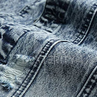 Veste en jean pour homme à manches longues, nouvelle arrivée, fabriquée en usine, design personnalisé, détails boutonnés, écologique, imperméable, prix abordable