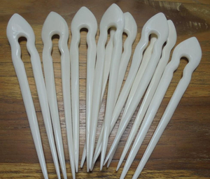 Épingle à cheveux en os de buffle de qualité supérieure, accessoires de luxe pour cheveux, bijoux pour filles et femmes - Product Image 1