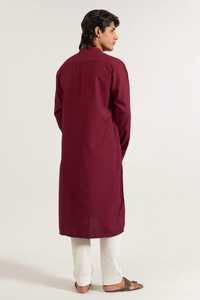 Hot Sale New Arrival Comfortable Men's Shalwar Kameez Custom Logo <b>Design</b> Pakistani Suits Long Dress for Parties-OEM <b>Services</b> - Product Image 6