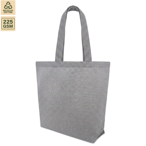 Sac fourre-tout promotionnel en coton recyclé 225 GSM 38x42 cm, sac de courses réutilisable avec logo personnalisé, fabricant en gros pour impression sérigraphique - Product Image 3
