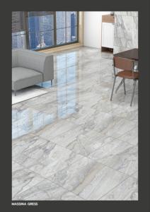 Azulejos de Porcelana Brillante de Primera Calidad, 600X600MM, 24X24, Azulejos de Cerámica Vitrificados para Piso de Sala de Estar, Cocina, Baño, Pared Interior - Product Image 2