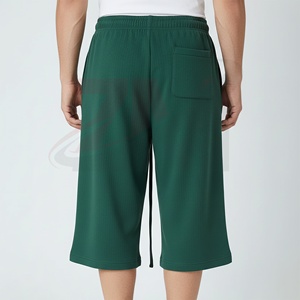 Pantalones Cortos Deportivos para Hombre, Estilo Holgado, 100% Algodón, con Logotipo Personalizado, Cierre Elástico en la Cintura, para Correr al Aire Libre - Product Image 4