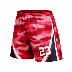 Custom Lacrosse Uniform Set 100% <b>Polyester</b> Plus Size Sublimated Jersey <b>Shorts</b> Breathable Quick Dry Team Wear OEM Manufacturer - Product Image 5