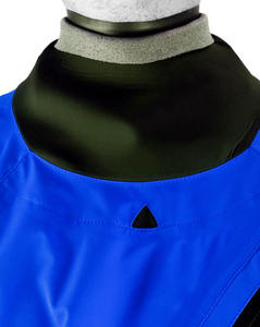 Men's Blue Polyester <b>Work</b> Coverall with Reflective Stripes and <b>Black</b> Trim - Product Image 3