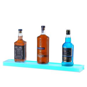 Espositore per Whisky a Parete Illuminato a LED, 1 Livello, 24 Pollici, per Bar Domestico e Commerciale - Product Image 1